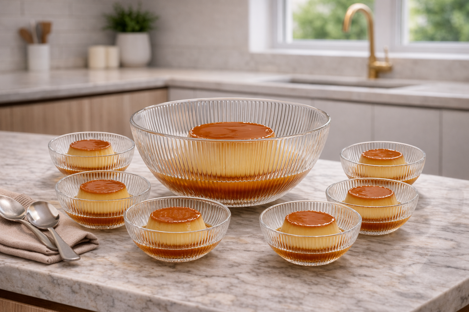 Conjunto de Bowls de Vidro para Sobremesa – 6 Peças – 150 ml